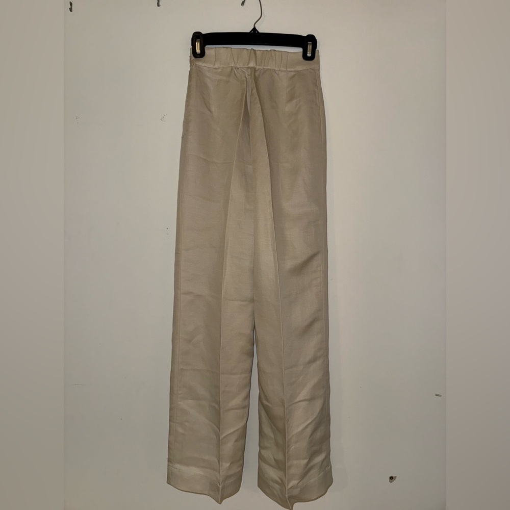 & Other Stories Wide Cut Linen Trousers - Picture 5 of 6